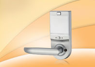 Zinc Alloy Finger Scanner Door Lock / Silver Chrome Plating Digital Password Lock