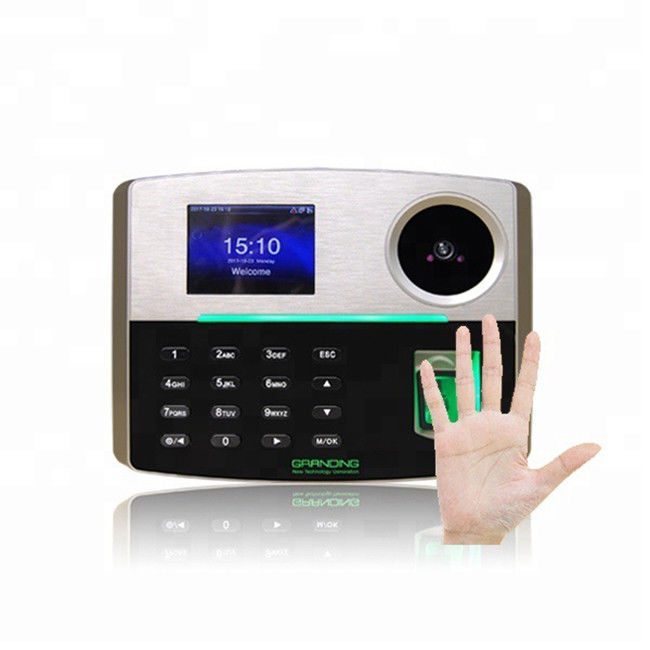 Ibrido della macchina del controllo di accesso della palma delle impronte digitali biometrico con la batteria