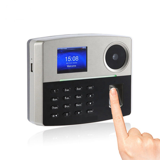 Ibrido della macchina del controllo di accesso della palma delle impronte digitali biometrico con la batteria