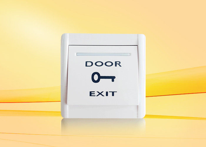 Push Button For Access Control With NO / NC / COM For Access Control System , Plastic Fireproof Material